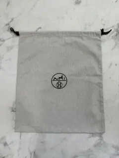HERMES 保存袋 巾着袋 約37cm×44cm バッグ用 正規品のサムネイル