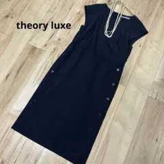 セオリー Crisp Poly UTL Shirtdr ワンピース 黒 サイズ0 - メルカリ