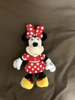ノーマル 水玉 ミニー ミニーマウス ぬいば ぬいぐるみキーホルダー