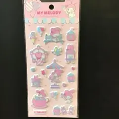 サンリオ　MY MELODY ぷくぷくマシュマロシール