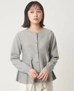 green label relaxingぺプラムクルミボタンニットカーディガンのサムネイル