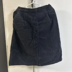 each music&ecology コーデュロイ スカート M ブラック