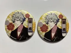 【4月迄】黒崎蘭丸 和風缶バッジ