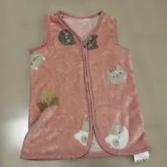 ベビー スリーパー 動物柄 ピンク