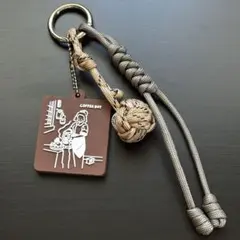 パラコードキーホルダー バッグチャームモンキーフィスト韓国風 COFFEEBOY