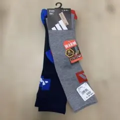 adidas キッズ　靴下 2足セット　ハイソックス　21 22 23