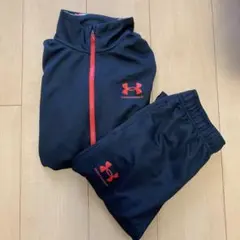 Under Armour ジャージセット YXL 黒/赤150cm