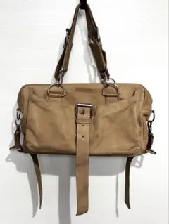 Vivienne Westwood★本革ショルダーバッグ★ベージュブラウン