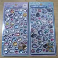 【正規品】 ボンボンドロップ シール 水族館限定 クラゲ サメ　2枚セット