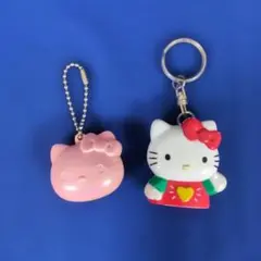 レトロなキティちゃん★キーホルダー★2点★サンリオ