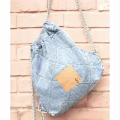 GYDA ノベルティ 2025年 GD emboss denim BAG 青 - メルカリ
