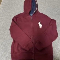 最終価格⭐︎Polo Ralph Lauren パーカー サイズ6 バーガンディ