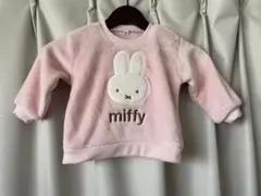美品 90cm 西松屋 ミッフィー 長袖カットソー ピンク 秋冬 miffyのサムネイル