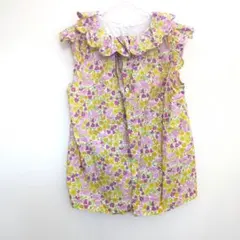 花柄フリルチュニック 120cm程度