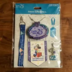 【24時間以内発送】バケパ限定 東京ディズニーシー 25周年 ジュビリーバッジ