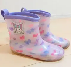 【クロミちゃん 長靴 レインブーツ 19cm】のサムネイル