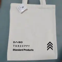 新品 DAISO THREEPPY トートバッグ エコバッグ
