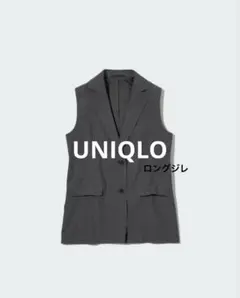値下げ！UNIQLO　ロングジレ　ベスト M 美品