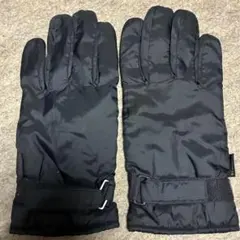 新品　メンズ　黒　ブラック　手袋　グローブ　スキー　スノボ　雪フリースbaiya