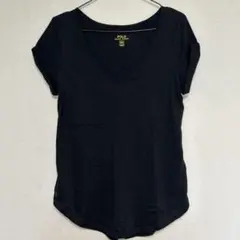 Polo Ralph Lauren ポロラルフローレン 黒 Vネック Tシャツ