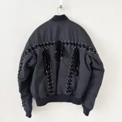 【G.V.G.V.】LACE UP MA-1 BLOUSON ブラック