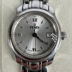 稼動品 FENDI フェンディ ネイビー文字盤 ズッカロゴベゼル メンズ 