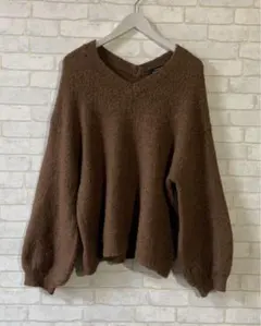 【 ITEMS URBAN RESEARCH 】V首 ニット ルーズ トップス