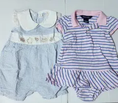 RALPH LAUREN ベビー服 ロンパース 2点セットのサムネイル
