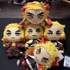 鬼滅の刃 煉獄杏寿郎 ぬいぐるみ(中)セット