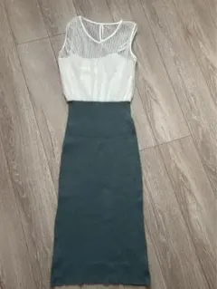 lip service ノースリーブ ロングワンピース M