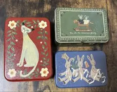 マタノアツコ ATSUKOMATANO ブリキ缶 小物入れ レトロ