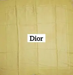 Dior ディオール スカーフ 大判 トロッター柄 シルク イエロー.のサムネイル