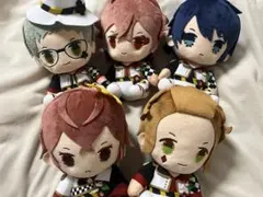 ツイステ　スペシャルハンドメイド風お座りぬいぐるみ　ハーツラビュル寮　セット