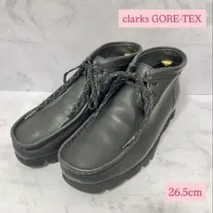 美品❣️clarks Wallabee Boot GTX 黒 レザー 26.5cm