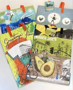 【新品未使用】Trader Joe’s トレジョ エコバッグ 限定品4枚セット