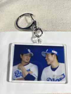 中日ドラゴンズドラ推しシークレットアクリルキーホルダー　涌井＆上林