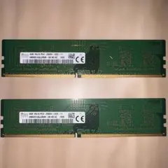 SK Hynix 4GB PC4-2666V 2コセット