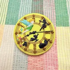 ディズニー　刺繍缶バッジ　ピーターパン