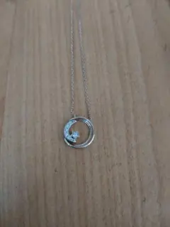 フェスタリア　三日月・星モチーフペンダント　10K