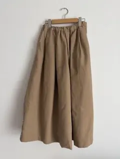 ハンドメイド　pöllötミナペルホネンパッチワーク風タックスカート