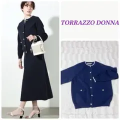 カーディガン TORRAZZO DONNA トラッゾドンナ パールボタン 卒業式