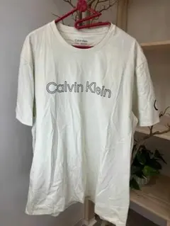 Calvin Klein カルバンクライン Tシャツ ホワイト ロゴ メンズ