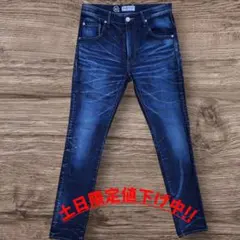 【極美品】VANQUISH ダメージ加工　スキニーデニム 32⭐値下げ中!!