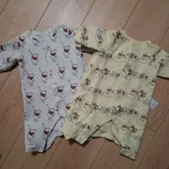 UNIQLO くまのプーさんロンパース2点セット