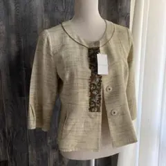 CARVEN 新品未使用 ノーカラー ジャケット 刺繍つき カルヴェン