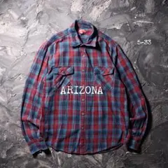 ARIZONA ネルシャツ チェック　コットン
