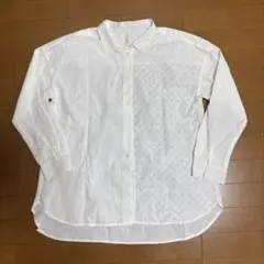 ホワイト 長袖 シャツ
