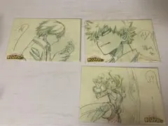 ヒロアカ　アニメ　原画　ポストカード　セット