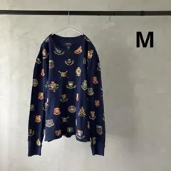 POLO RALPH LAUREN 総柄 クレスト柄 サーマル ロンTのサムネイル