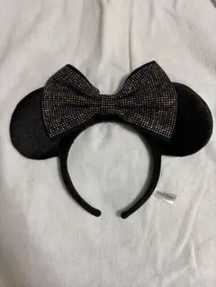 ミニー耳カチューシャ ストーン装飾付き